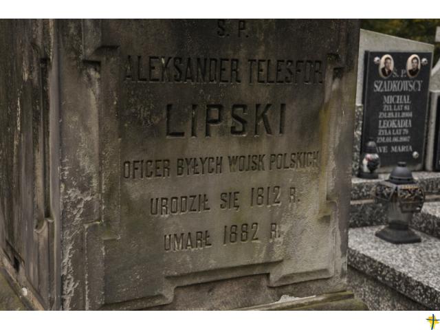 Nagrobek Aleksandra Telesfora Lipskiego zm. 1882