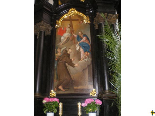 Ołtarz boczny, św. Franciszka z Asyżu